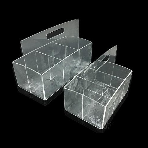 (小) 壓克力手提刀叉架