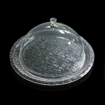 壓克力餐點圓盤+蓋