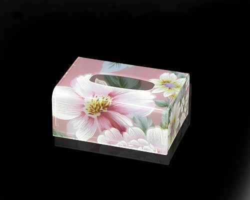 (小) 壓克力面紙盒